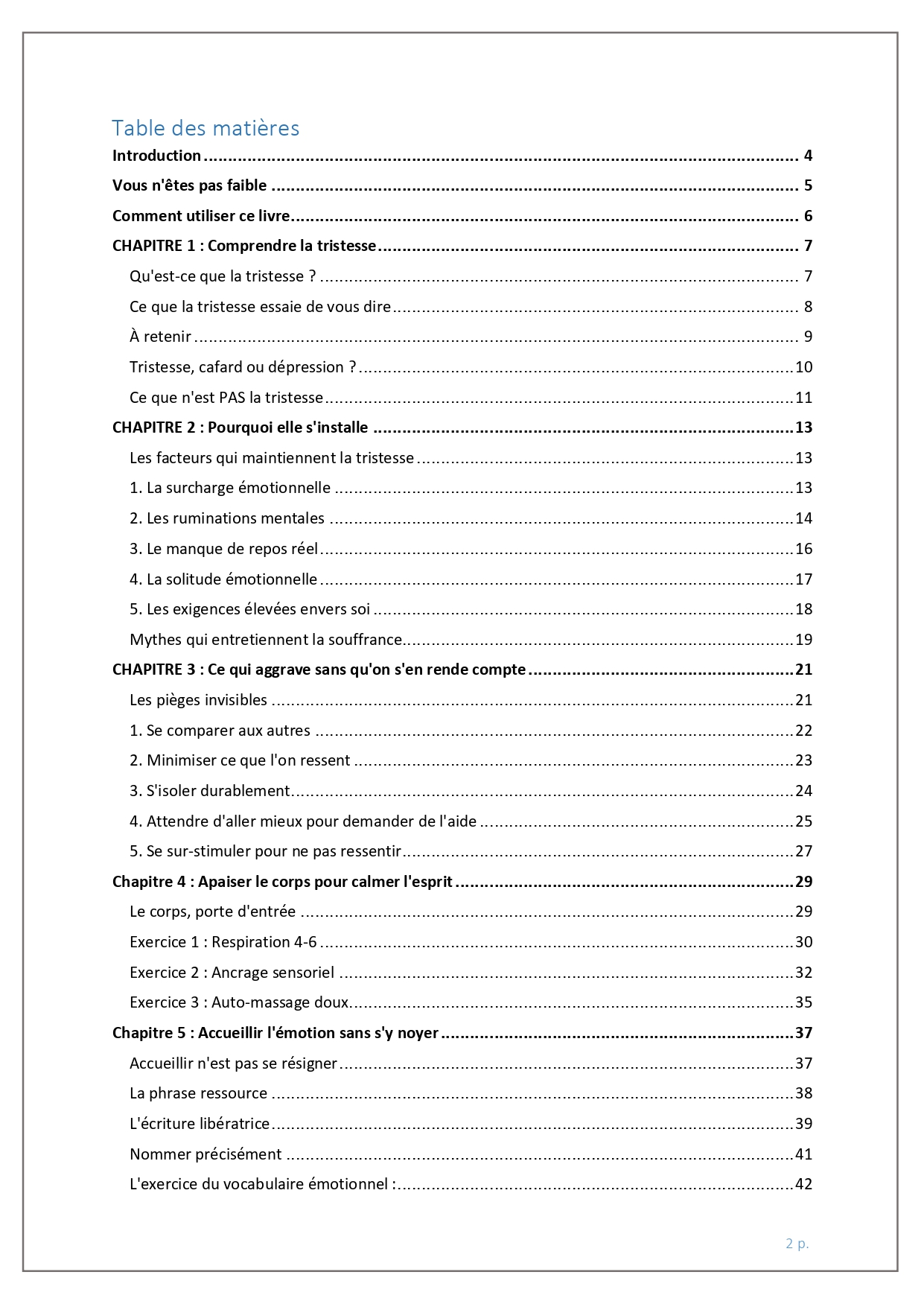 tristesse sommaire 1